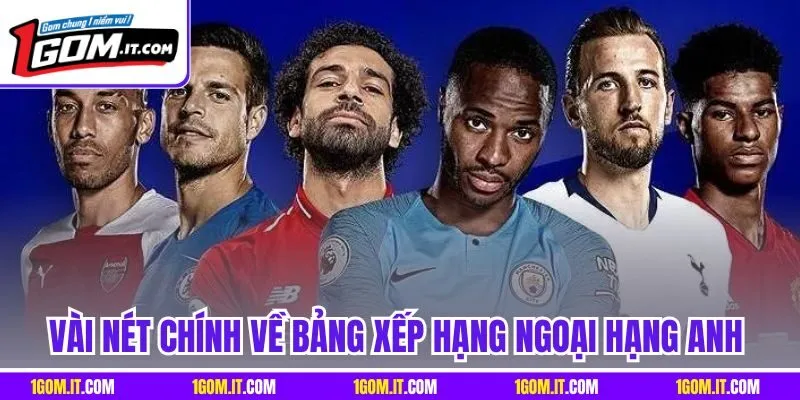 Vài nét chính về bảng xếp hạng Ngoại hạng Anh